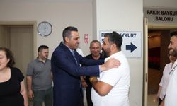 Başkan Yıldız personelle bayramlaştı