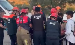 İzmir'de Nebiler Şelalesi'nden düşen kişiyi AFAD ekipleri kurtardı
