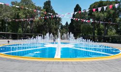 Bornova Belediyesi'nden Büyükpark’taki havuza estetik dokunuş