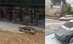 Afyon’da dolu etkili oldu: Üreticinin zararı tespit edilecek