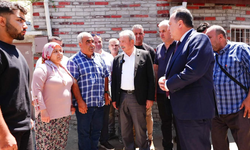 Başkan Dutlulu Salihli’de selden etkilenen yurttaşları ziyaret etti