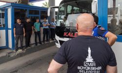 İzmir Büyükşehir otogarda haciz tebligatlarını iletti
