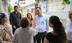 Başkan Eşki, Çamdibi’ndeki çalışmaları yerinde takip etti