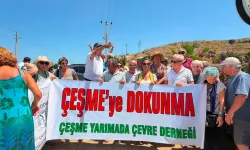 Çeşme’de talan projesine tepki büyüyor: Yoğun protesto toplantıyı iptal ettirdi!