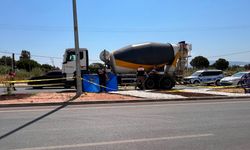 Aydın'da korkunç kaza... Beton mikseri can aldı
