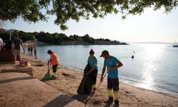 Çeşme'de yaz sezonu temizliği: Günlük çöp miktarı 330 tonu aştı
