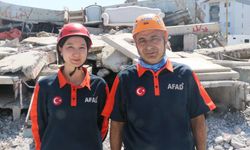 AFAD’da görev yapan baba- kızdan ortak yardım eli