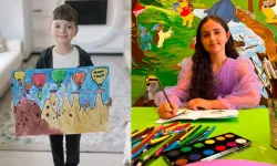 Dostluk ve kardeşliği resmettiler: İzmirli küçük ressamlara Çin’den büyük onur