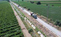 Manisa Büyükşehir’den 4,5 kilometrelik ova yolu asfaltı