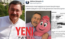 YENİ Parti, Melih Gökçek'in yüksek oranlı 'bağış'ını iade etti