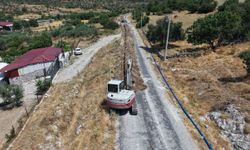 Manisa Büyükşehir Yunusemre Karakılıçlı’da içme suyu hattı yenileniyor