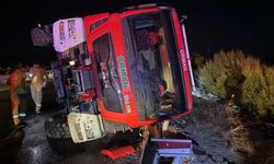 Orman yangınına gitmişlerdi… Dönüş yolunda feci kaza