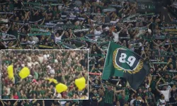 Kocaelispor – Amedpor maçında taraftarlar gündem oldu… ‘Sarı torba’lar sallandı