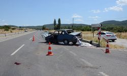 Kazanın etkisi diğer yola savruldu… 1 ölü, 4 yaralı