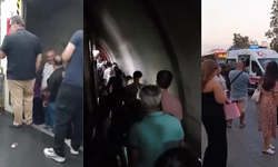 İzmir Metrosu'nda arıza: Yolcular raylara inip yürüdü