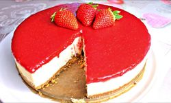 Fırın kullanmadan kolayca hazırlanıyor! Pişmeyen Cheesecake tarifi
