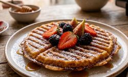 Sadece 20 dakika sürüyor! Tost makinesinden Waffle tarifi