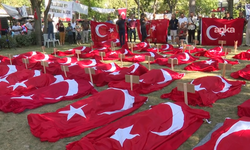 Açlık grevindeki gazilerden temsili şehit gösterisi: Hakları verilmezse hakkımı helal etmem