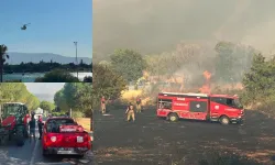 Foça'daki yangın rüzgârın etkisiyle büyüdü! Kritik noktalar için alarm durumuna geçildi