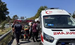 Aydın'da iki otomobilin çarpıştığı kazada 1'i bebek 4 kişi yaralandı