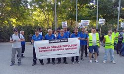 Taşeron işçiler 28 gündür direniyor: Büyükşehir Meclis toplantısı öncesi taleplerini haykırdılar