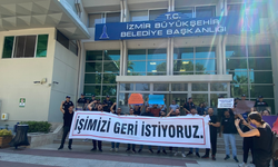 İZENERJİ'den çıkarılan 79 işçi Kültürpark'ta eylemde: Biz tazminat değil, işimizi istiyoruz