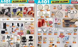 10 Eylül Perşembe A101 Aldın Aldın kataloğunda neler var?