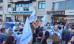 Konak Belediyesi önünde TİS eylemi: Artık beklemeyeceğiz, bizi oyalamayın!