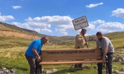 Trabzon'daki Salah bankı ve tabelası çalındı