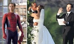 Örümcek Adam'ın yıldızı Tobey Maguire eski eşinin nikahını kıydı