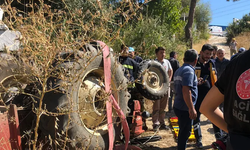 Muğla'da traktörün altında kalan yaşlı çift hayatını kaybetti