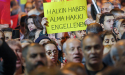 Halk TV dayanışma mitingi: Halkın haber alma hakkı engellenemez