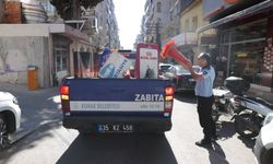 Konak’ta ekiplerden sıkı çalışma… Kamusal alan işgalcilerine sıfır tolerans