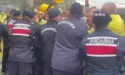 Madencilerin yürüyüşüne müdahale: Yağmura rağmen geri adım atmadılar!