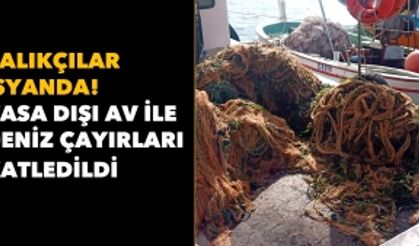 Balıkçılar isyanda!  Yasa dışı av ile Deniz Çayırları katledildi
