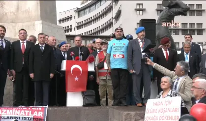 Emekli astsubaylar Ulus'tan seslendi: İsyanımız haklarımızı alana kadar sürecek