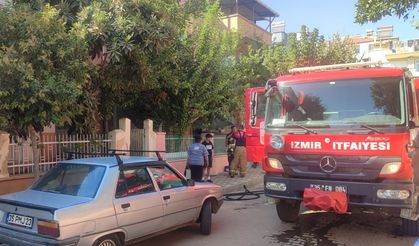 Ödemiş'te korkutan ev yangını