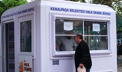 Kemalpaşa’da Halk Ekmek büyük ilgi görüyor