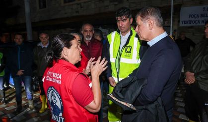 İzmir Büyükşehir Foça’da seferber oldu