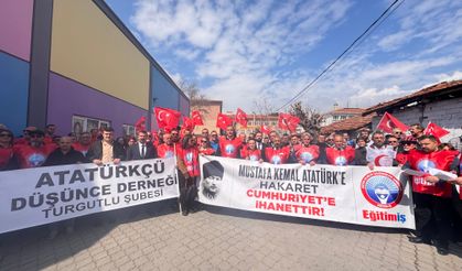 Eğitim-İş Turgutlu'da hedef gösterilen müdür yardımcısı için suç duyurusunda bulunacak