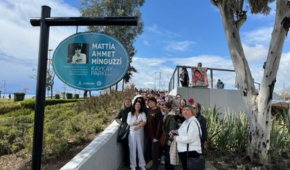 Mattia Ahmet'in adı Karşıyaka'da yaşatılacak: Minguzzi Ailesi İzmirlilerle bir araya geldi