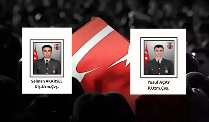 Ağrı'da şehit düşen iki asker için taziye mesajları yağdı: Milletimizin başı sağolsun