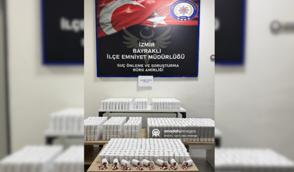 Bayraklı'da 102 bin 596 uyuşturucu hap ele geçirildi