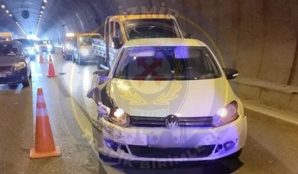 İzmir Emniyeti trafik için uyardı: Bayraklı Tünelleri'nde iki ayrı kaza var!