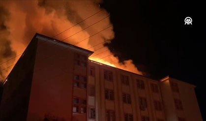 Aydın'da lise yurdunda yangın: Öğrenciler tahliye edildi