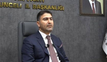 AKP Tunceli İl Başkanı Hakan Özer, görevinden istifa etti