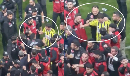 Derbi bitti, ortalık karıştı! Mert Hakan Yandaş polisle tartıştı