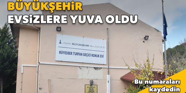 Büyükşehir Belediyesi evsizlere yuva oldu