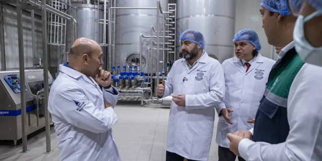 Bayındır Süt İşleme Fabrikası’nda test üretimi başladı