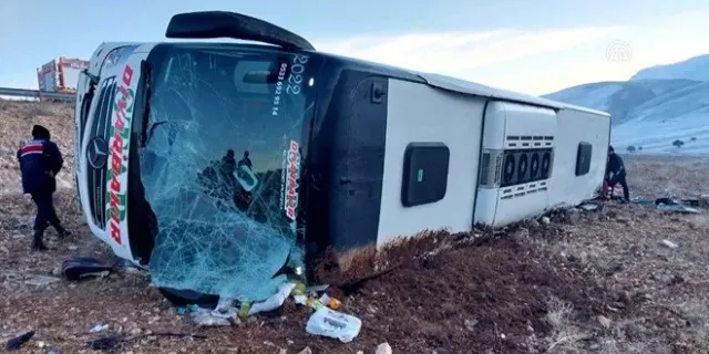 8 kişi öldü, 35 kişi yaralandı: Otobüs faciası!